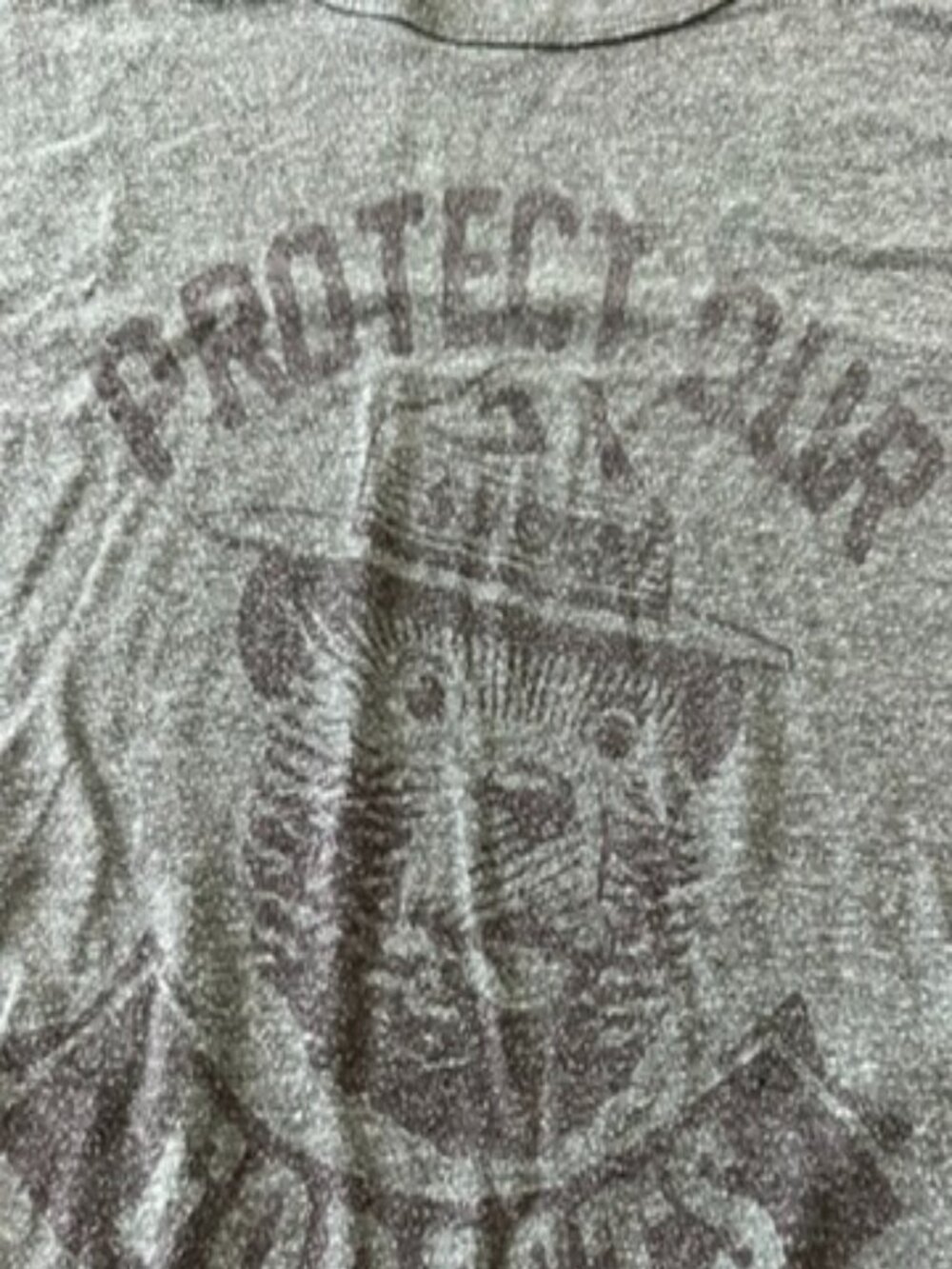 Smokey Bear Tailgate Graphic T-Shirt Men's Medium Heather Gray